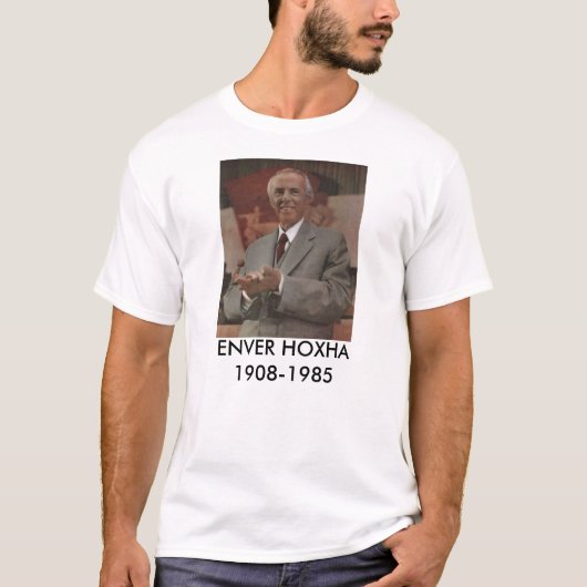 Enver Hoxha T-Shirt (Voorkant)