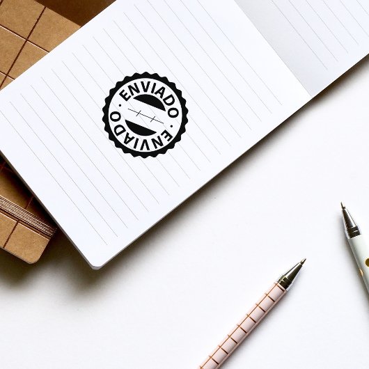 Enviado, Portugese rubberen stempel