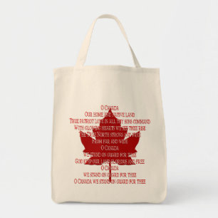 Enviro-Friendly Canada Canvas tas Canadees volksli