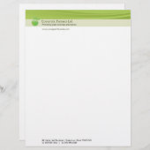Environmental Company Letterhead Briefhoofd (Voorkant / Achterkant)