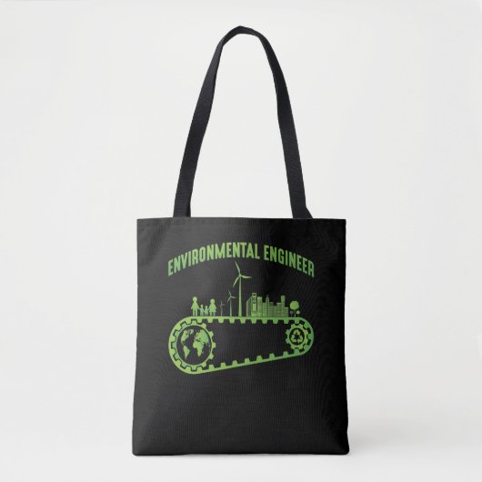 Environmental Engineer Environment Engineering Tote Bag (Voorkant)
