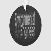 Environmental Engineer Extraordinaire Ornament (voorkant)