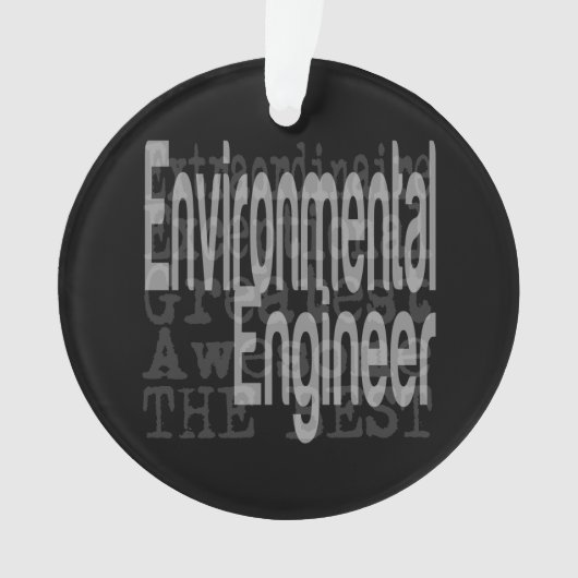 Environmental Engineer Extraordinaire Ornament (voorkant)