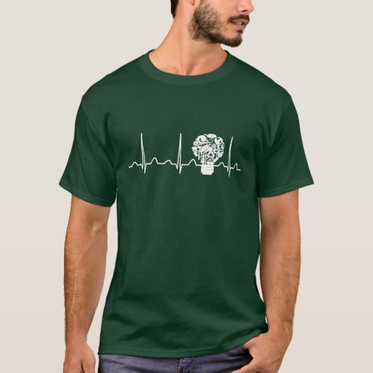 Environmental Engineer Heartbeat T-shirt (Voorkant)
