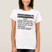 Environmental Engineer Noun Natuur Protector Funny T-shirt (Voorkant)