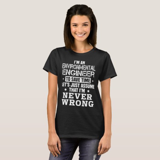 Environmental Engineer T-shirt (Voorkant volledig)