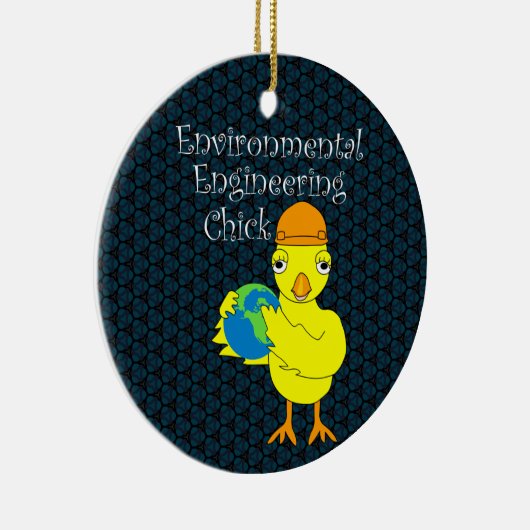 Environmental Engineering Chick Keramisch Ornament (Rechts)