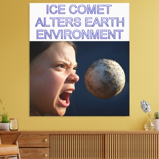 Environmental Impact canvas print (Insitu (Woonkamer))