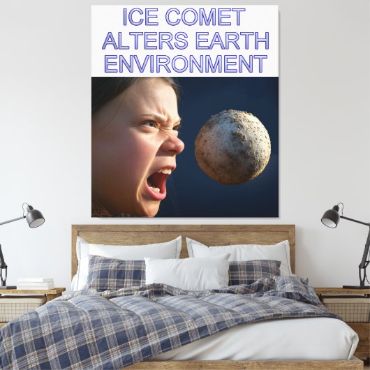 Environmental Impact canvas print (Insitu (Slaapkamer))