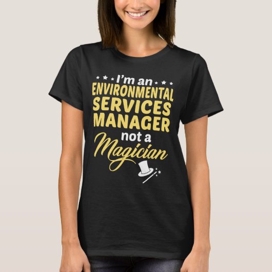 Environmental Services Manager T-shirt (Voorkant)