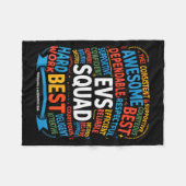 Environmental Services Squad Week Appreciation Fun Fleece Deken (Voorkant (Horizontaal))