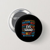 Environmental Services Squad Week Waarderingsplek Ronde Button 5,7 Cm (Voorkant /achterkant)