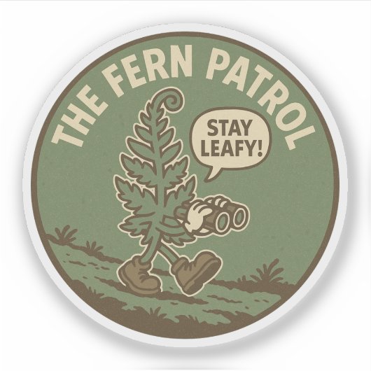 Environmentalist Plant Lover Binoculars Sticker (Voorkant)