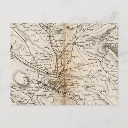 Environs d'Angouleme Briefkaart (Voorkant)