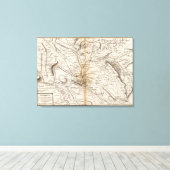 Environs d'Angouleme Canvas Afdruk (Insitu (Houten vloer))