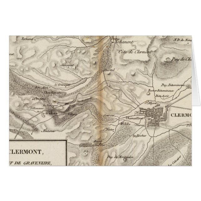 Environs de Clermont (Voorkant Horizontaal)