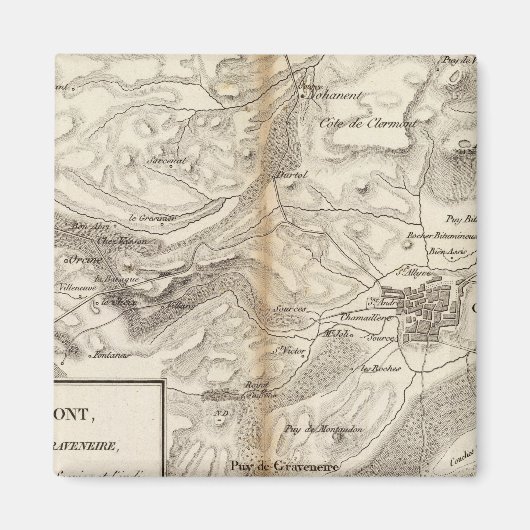 Environs de Clermont Magneet (Voorkant)