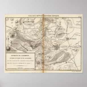 Environs de Clermont Poster