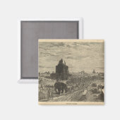 Environs of Delhi, 1857 Magneet (Voorkant / Achterkant)