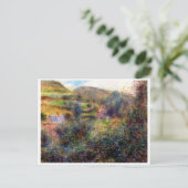 Environs van Berneval, Auguste Renoir Briefkaart (Staand voorkant)