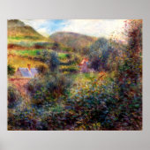 Environs van Berneval, Auguste Renoir Poster (Voorkant)