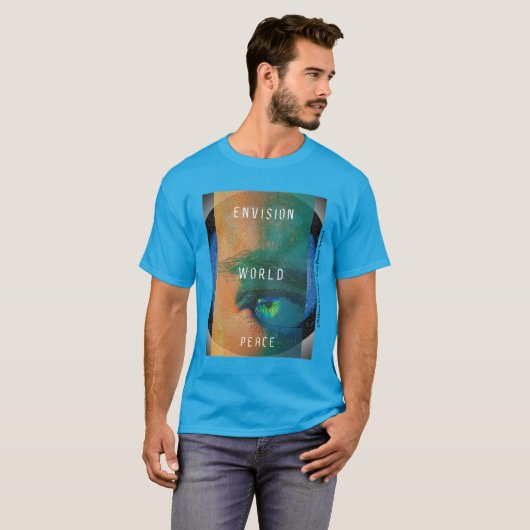 ENVISION WORLD PEACE door William Colvard T-shirt (Voorkant volledig)