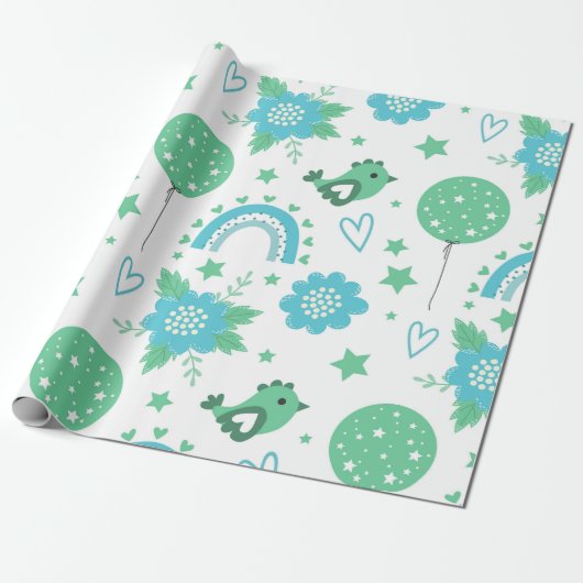 envoltorio de regalo cadeaupapier (Uitgerold)