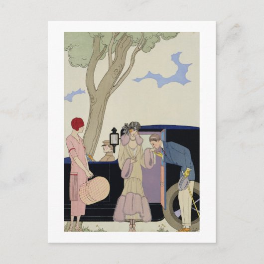 Envy, 1914 (pochoir print) briefkaart (Voorkant)