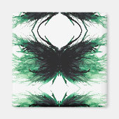 Envy Abstract 7 Deadly Sins Alcohol Ink Art Magneet (Voorkant)