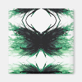 Envy Abstract 7 Deadly Sins Alcohol Ink Art Magneet (Voorkant)