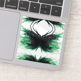 Envy Abstract 7 Deadly Sins Alcohol Ink Art Sticker