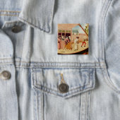 Envy Vierkante Button 5,1 Cm (In situ)