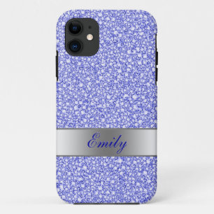 Enwreed blauw diamant Kijk glitter Patter Case-Mate iPhone Case