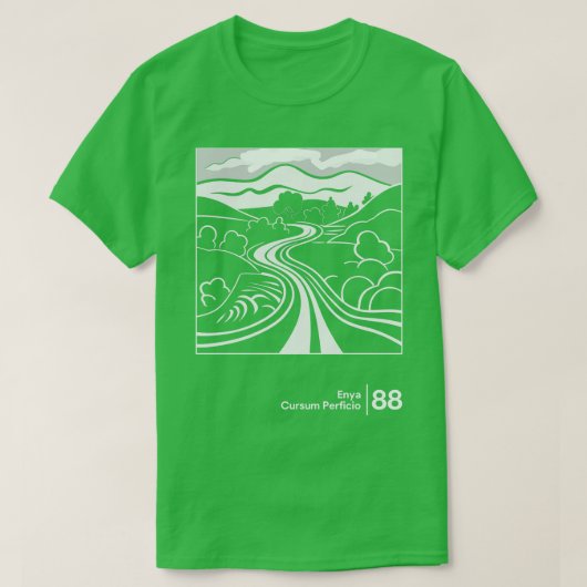 Enya minimalistische stijl grafisch ontwerp 2 t-shirt (Design voorkant)