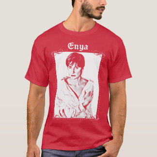 Enya Retro esthetisch ontwerp T-shirt