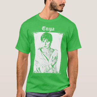 Enya Retro esthetisch ontwerp T-shirt