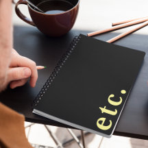 enz. Stijlvol zwart & geel vet script