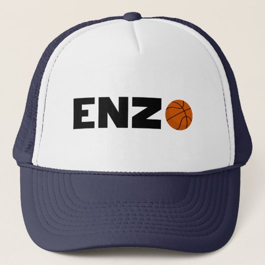 Enzo Basketball Trucker Hat Trucker Pet (Voorkant)
