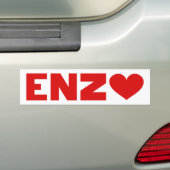 Enzo Love Bumpersticker (Op auto)