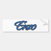 Enzo Name blue Aufkleber Sticker Autoaufkleber (Voorkant)