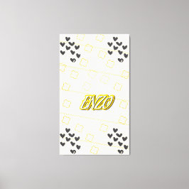 Enzo, nome pessoal de caligrafia desenhada à mão canvas afdruk