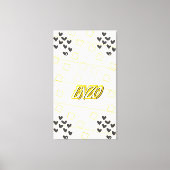 Enzo, nome pessoal de caligrafia desenhada à mão canvas afdruk (Voorkant)