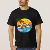Enzo Retro Sunset Naamontwerp T-shirt (Voorkant)