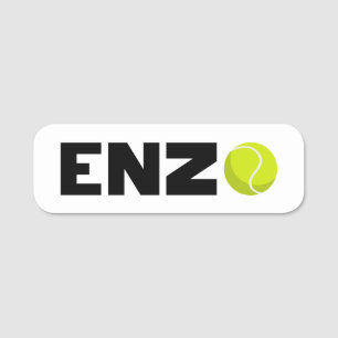Enzo Tennis Naamplaatje