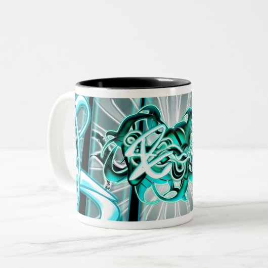 Enzo Tweekleurige Koffiemok (Voorkant links)