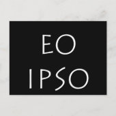 Eo Ipso Briefkaart (Voorkant)