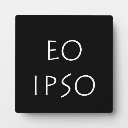 Eo Ipso Fotoplaat (Voorkant)