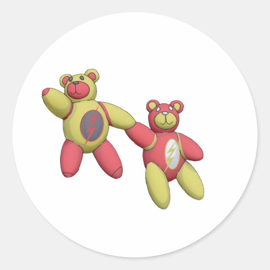 EoBeary Ronde Sticker (Voorkant)