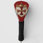 EOC RED RayEl Crest ontwerp Golfheadcover (Voorkant)