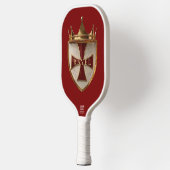 EOC RED RayEl Crest ontwerp Pickleball Paddle (Links)